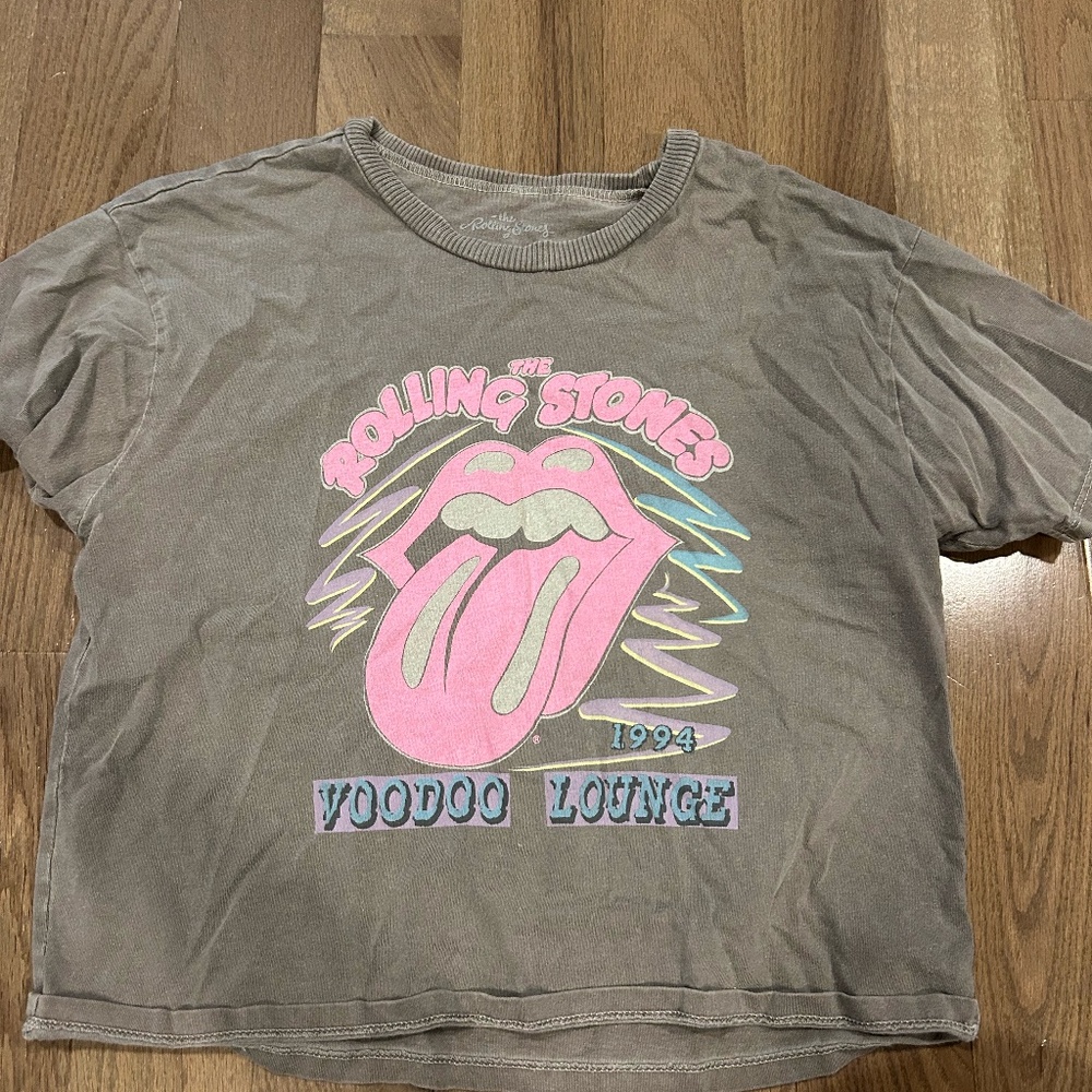 Grey Rolling Stones Graphic Tee Size S